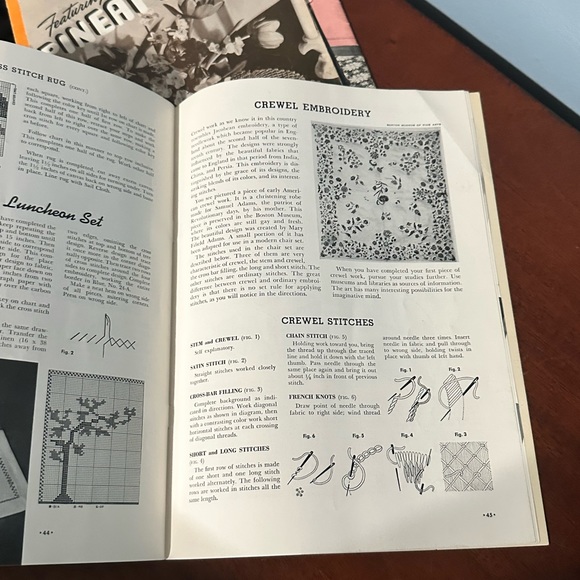 Spool Cotton Crochet Books 1940s Learn 170 Bedspreads 151 Pineapple Doilies 230 - Picture 6 of 16